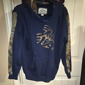 Legendary Whitetails Men's Blue Camo Hoodie
